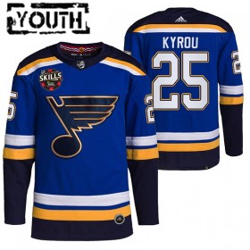 St. Louis Blues Jordan Kyrou 25 2022 NHL All-Star Skills Trikot Authentic - Kinder